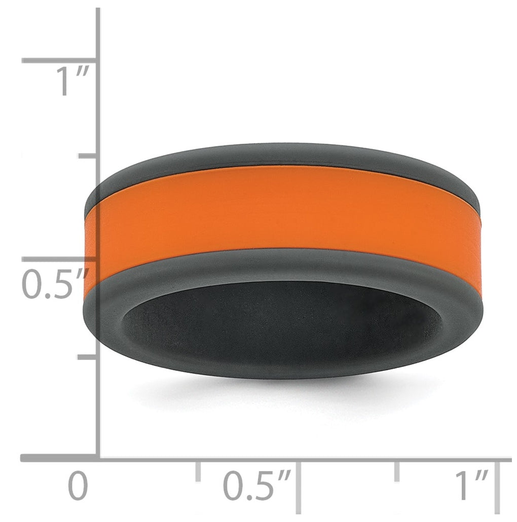 Silicone Removable Center 8mm Band