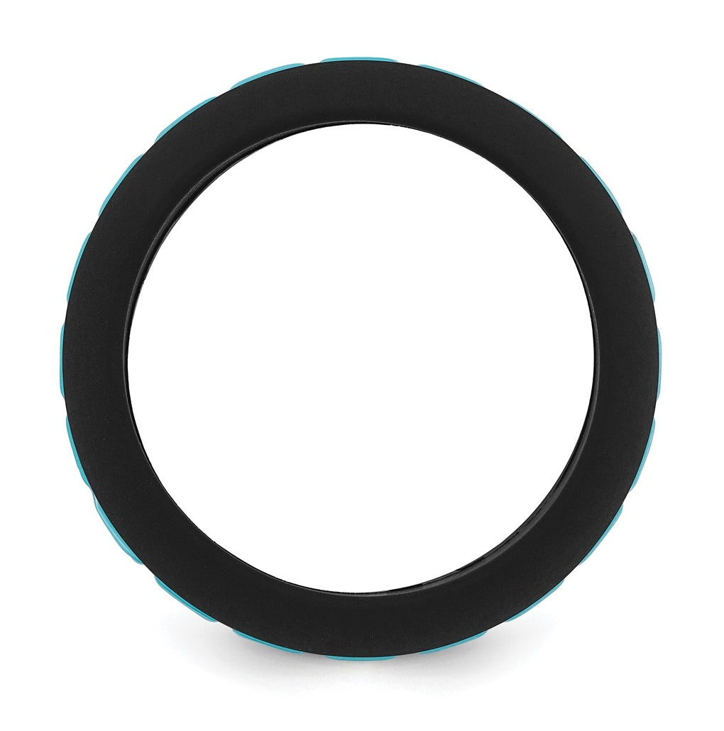 Silicone Grooved Center 7.50mm Band