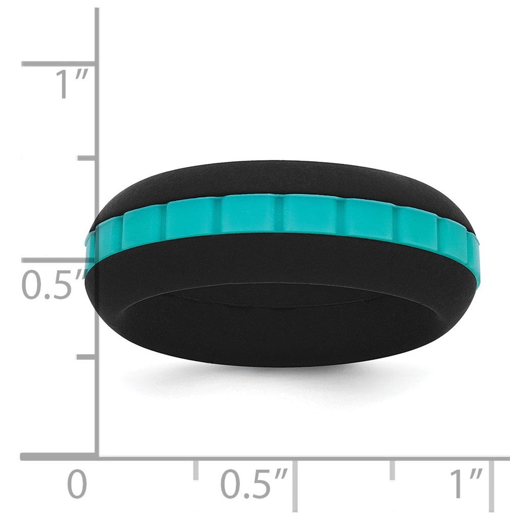 Silicone Grooved Center 7.50mm Band