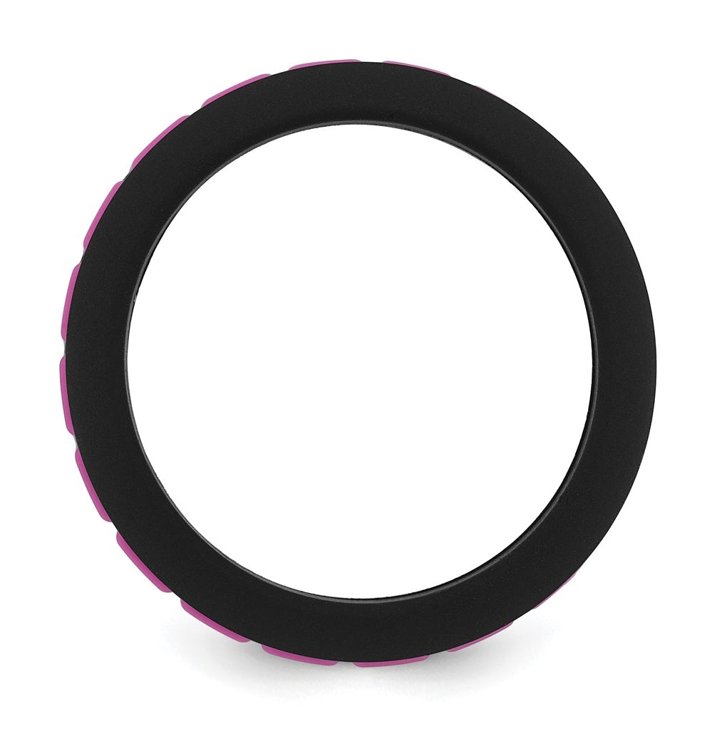 Silicone Grooved Center 7.50mm Band