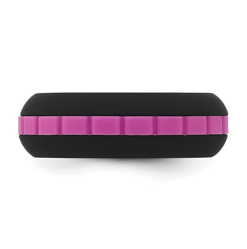 Silicone Grooved Center 7.50mm Band