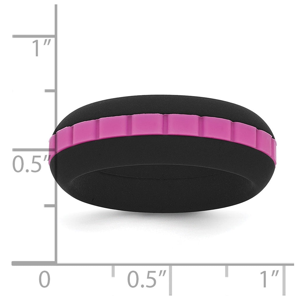 Silicone Grooved Center 7.50mm Band