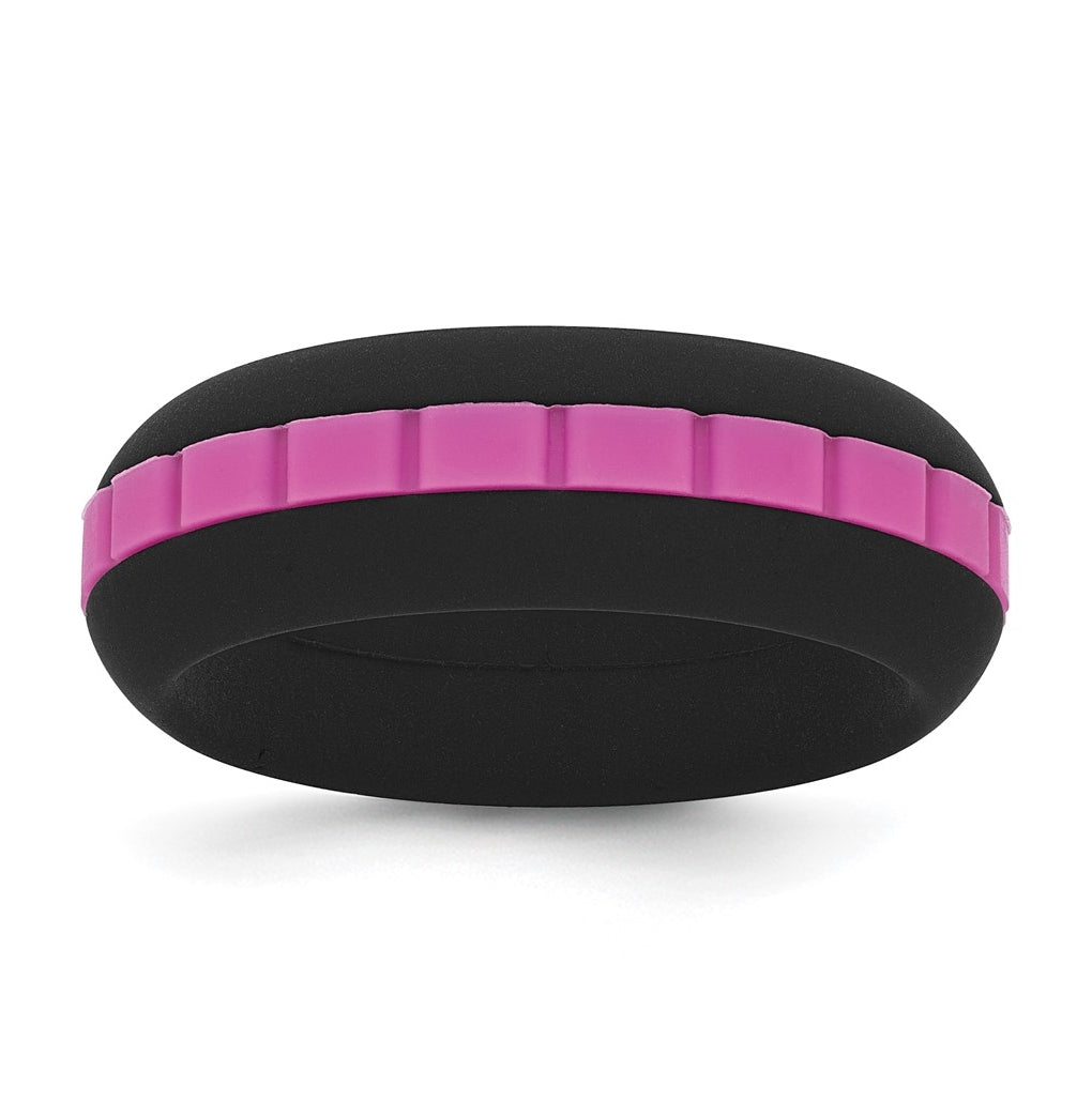 Silicone Grooved Center 7.50mm Band
