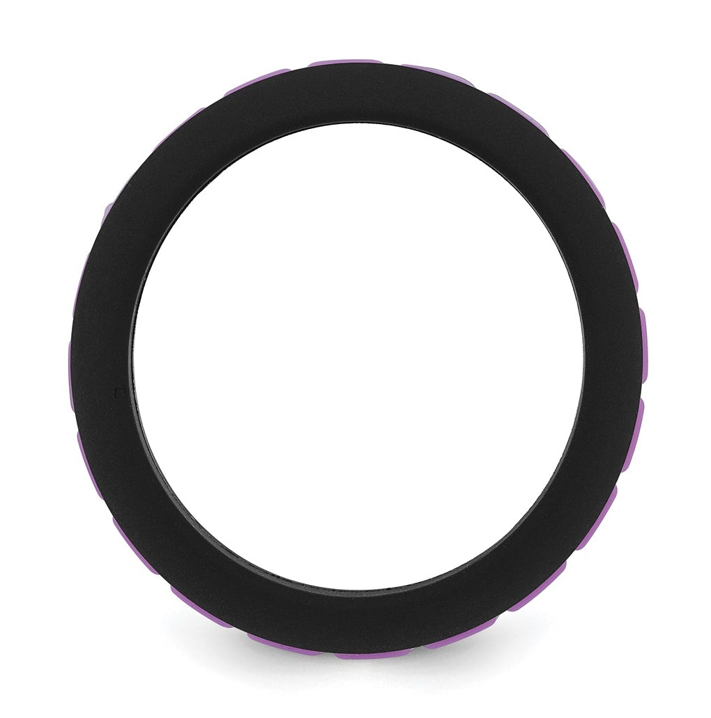 Silicone Grooved Center 7.50mm Band