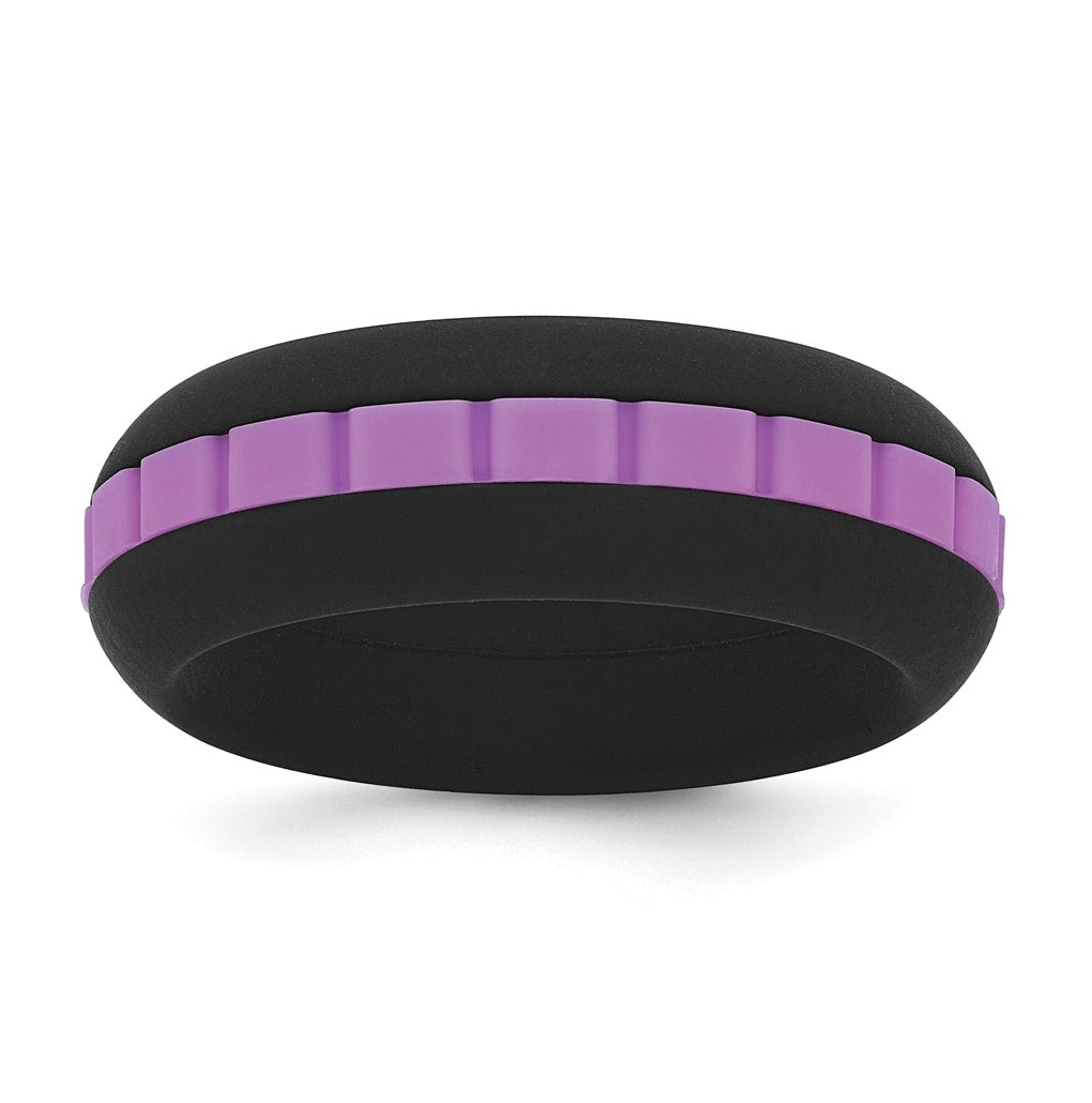 Silicone Grooved Center 7.50mm Band
