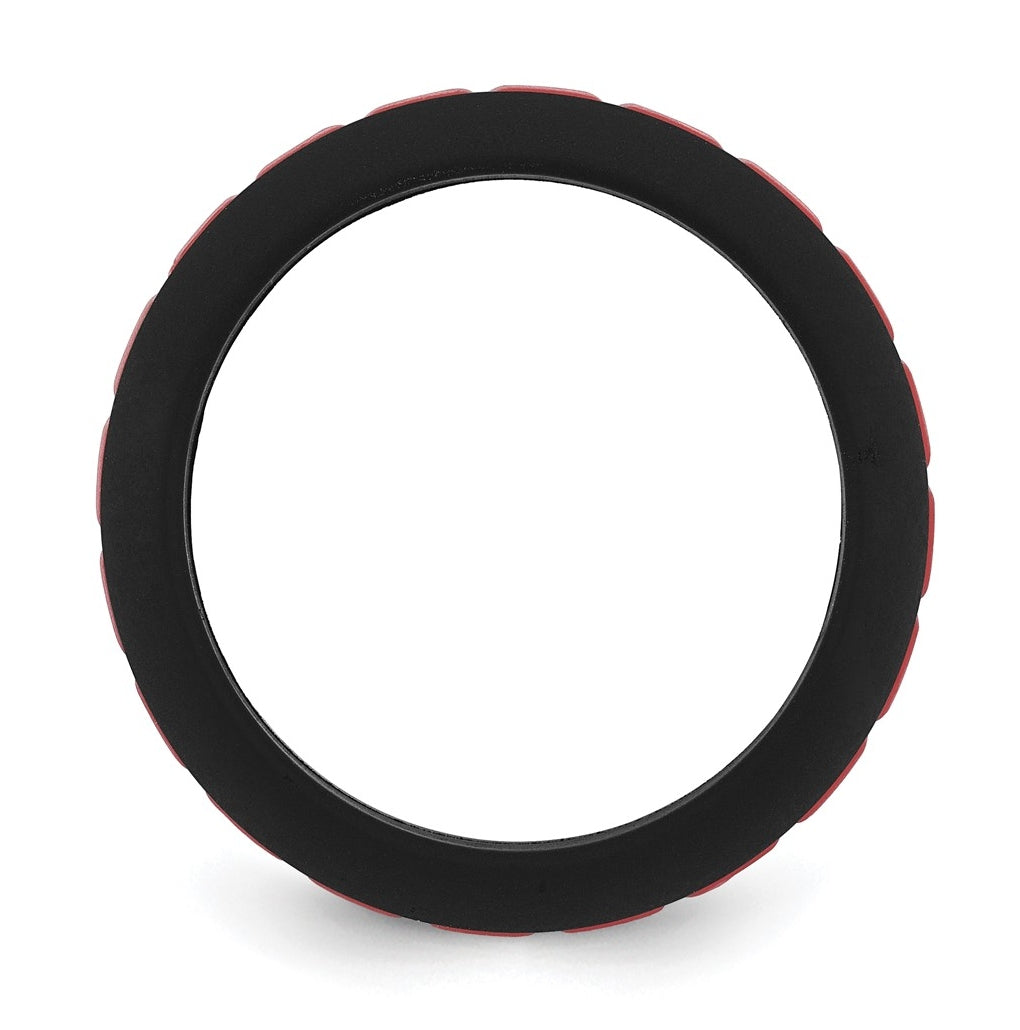 Silicone Grooved Center 7.50mm Band