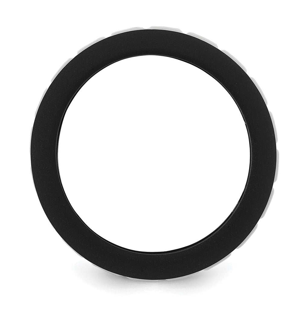 Silicone Grooved Center 7.50mm Band