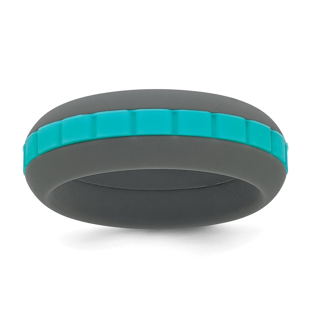 Silicone Grooved Center 7.50mm Band
