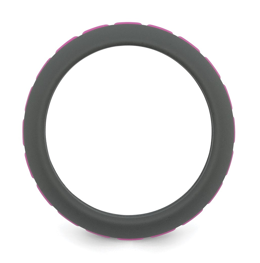 Silicone Grooved Center 7.50mm Band
