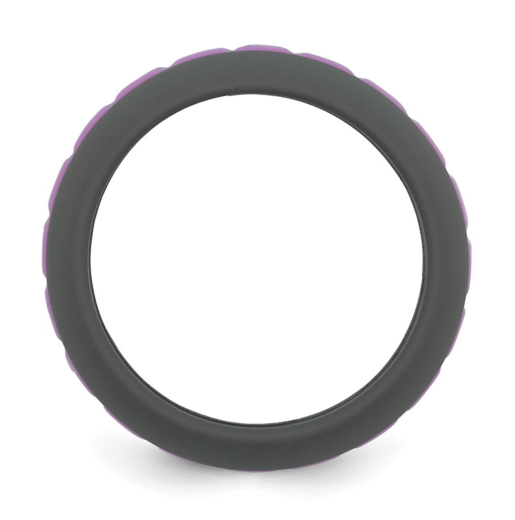 Silicone Grooved Center 7.50mm Band