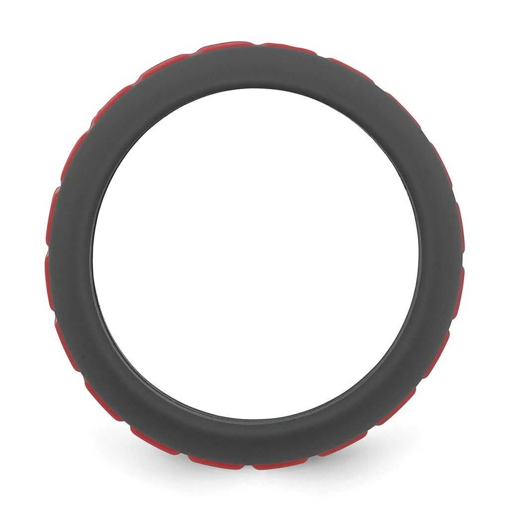Silicone Grooved Center 7.50mm Band