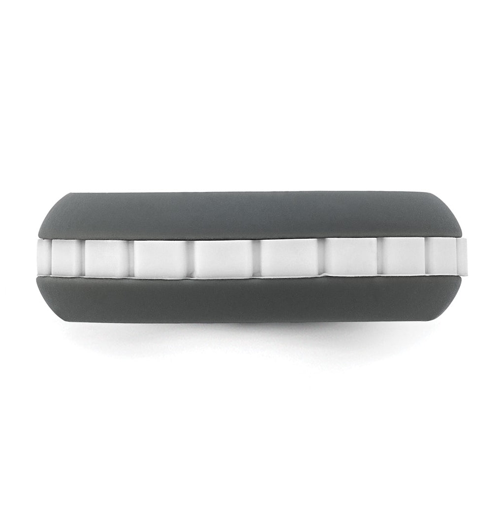 Silicone Grooved Center 7.50mm Band