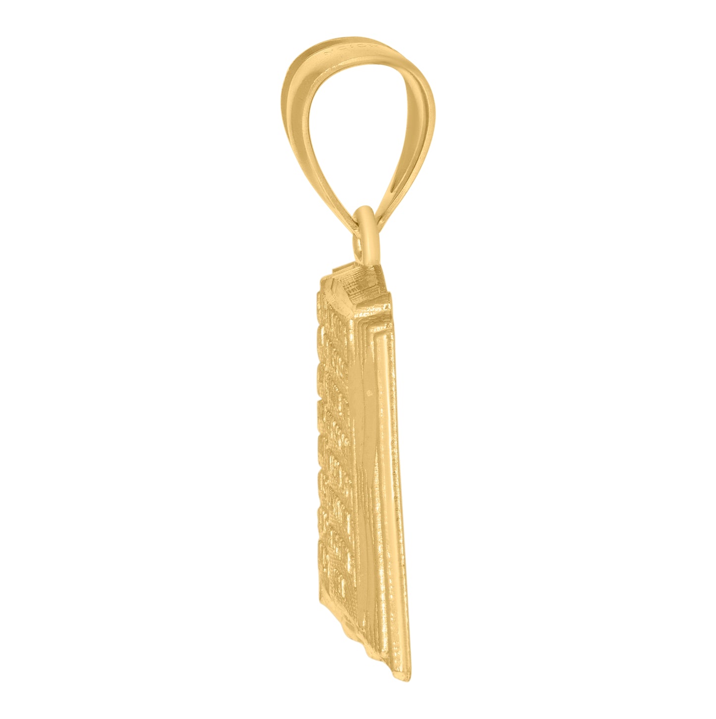 10K Yellow Gold Unisex Holy Bible Holy Book Symbol Religious Charm Pendant