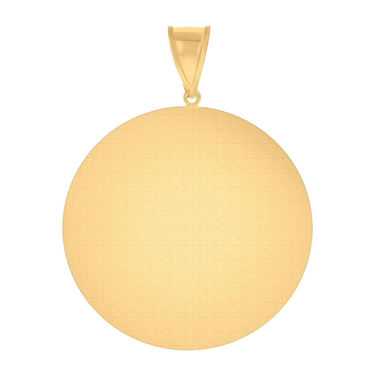 10K Two-tone Gold Mens Cubic-Zirconia Medallion Last Supper Religious Charm Pendant
