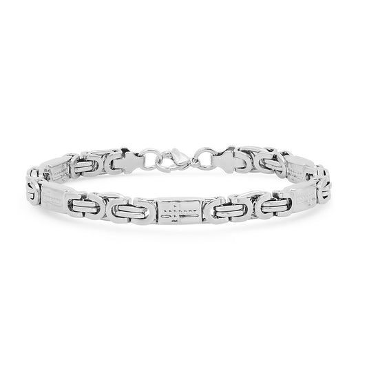 Stainless Steel Mens Fashion Link Bracelet