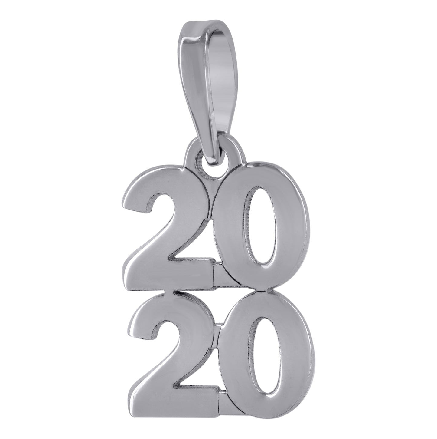 Sterling Silver Unisex Fashion Year 2020 Charm Pendant
