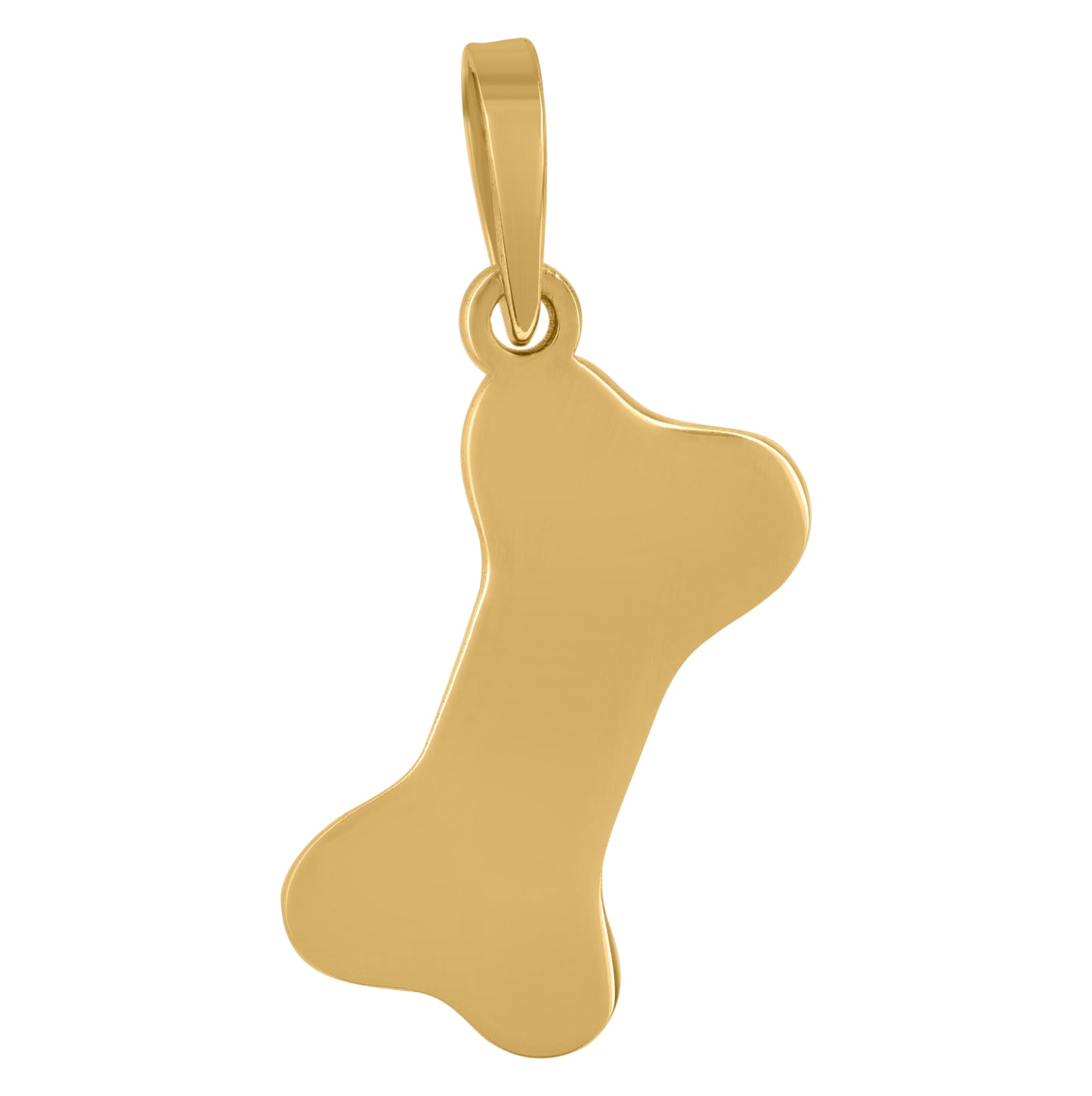 Sterling Silver Womens Pet Dog Bone Treat Animal Charm Pendant