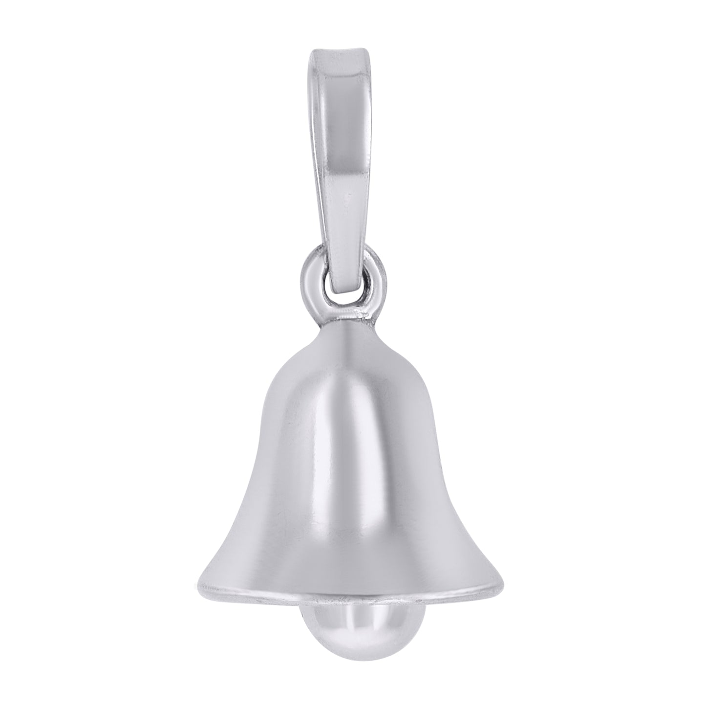 Sterling Silver Unisex Christmas Bell Occasion Charm Pendant