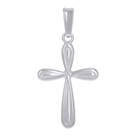 Sterling Silver Unisex Cross Religious Charm Pendant