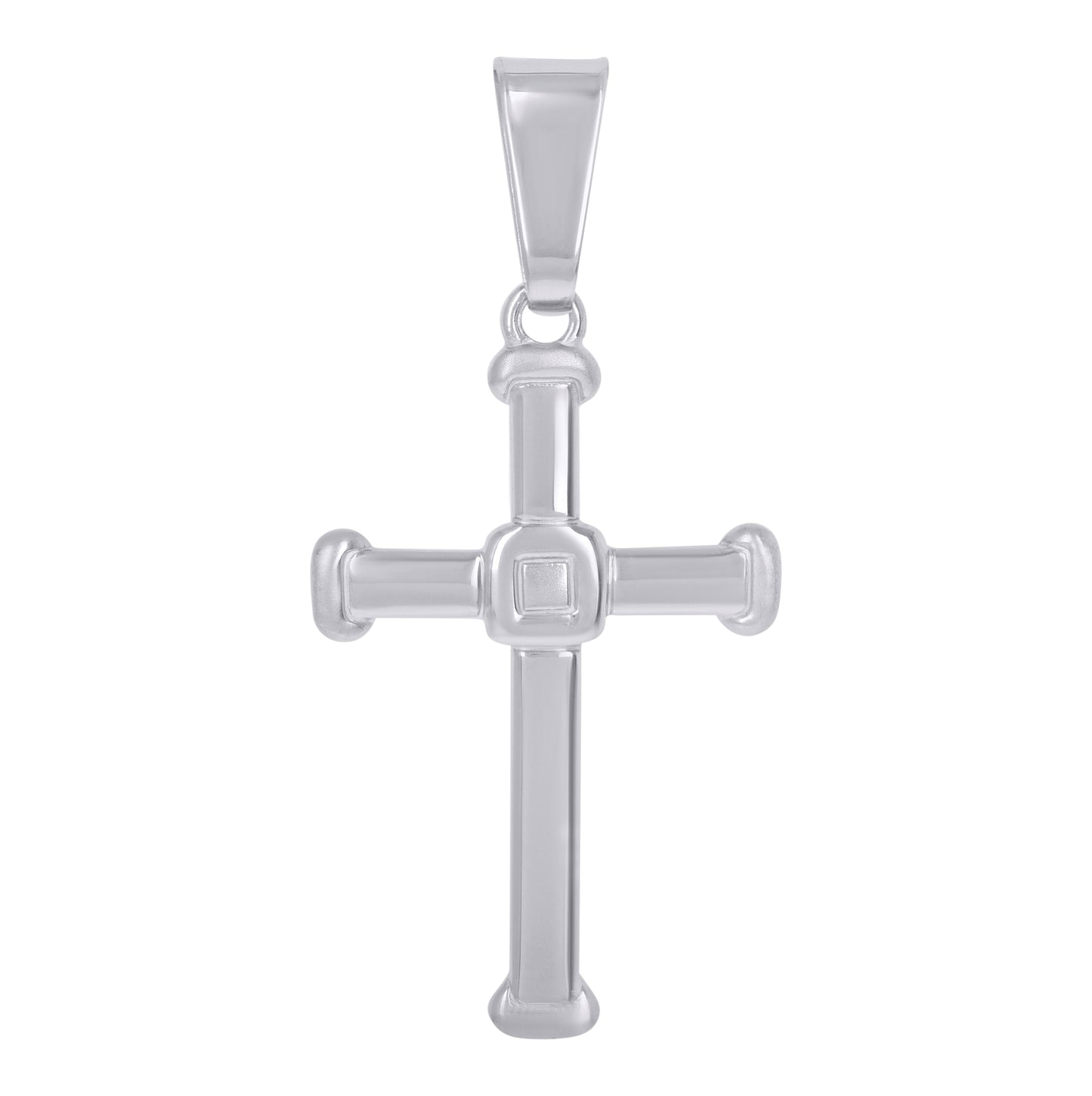 Sterling Silver Unisex Cross Religious Charm Pendant