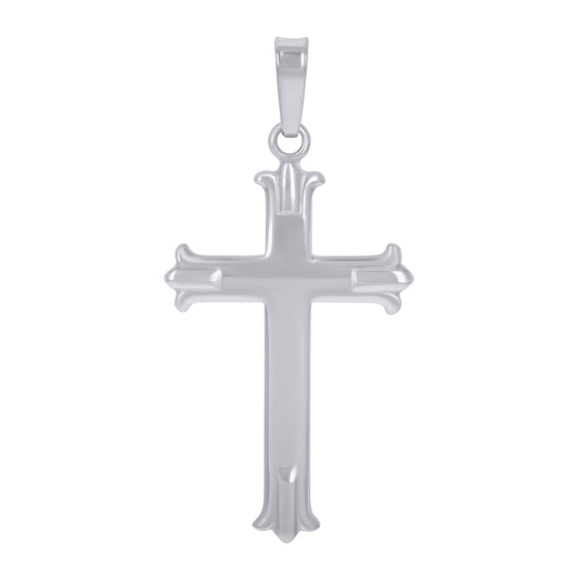 Sterling Silver Unisex Cross Religious Charm Pendant