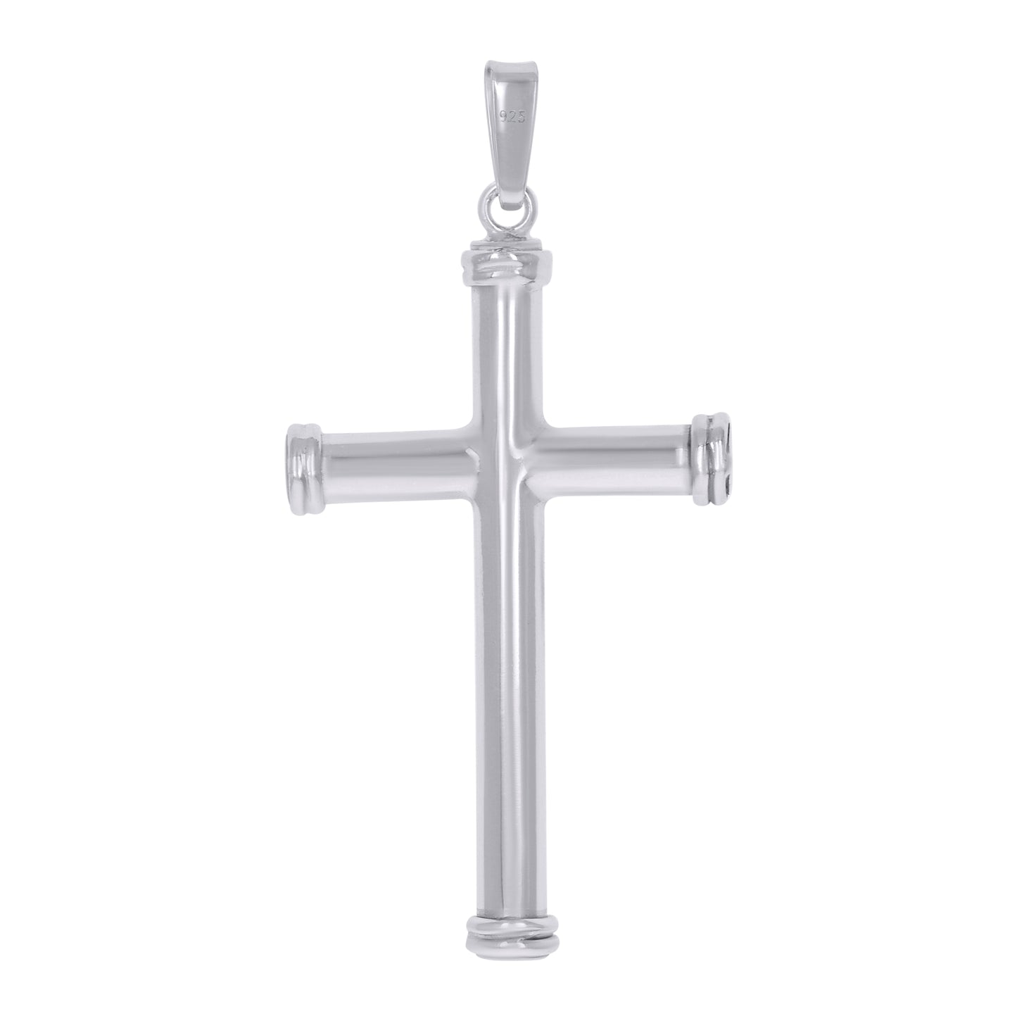 Sterling Silver Unisex Cross Religious Charm Pendant