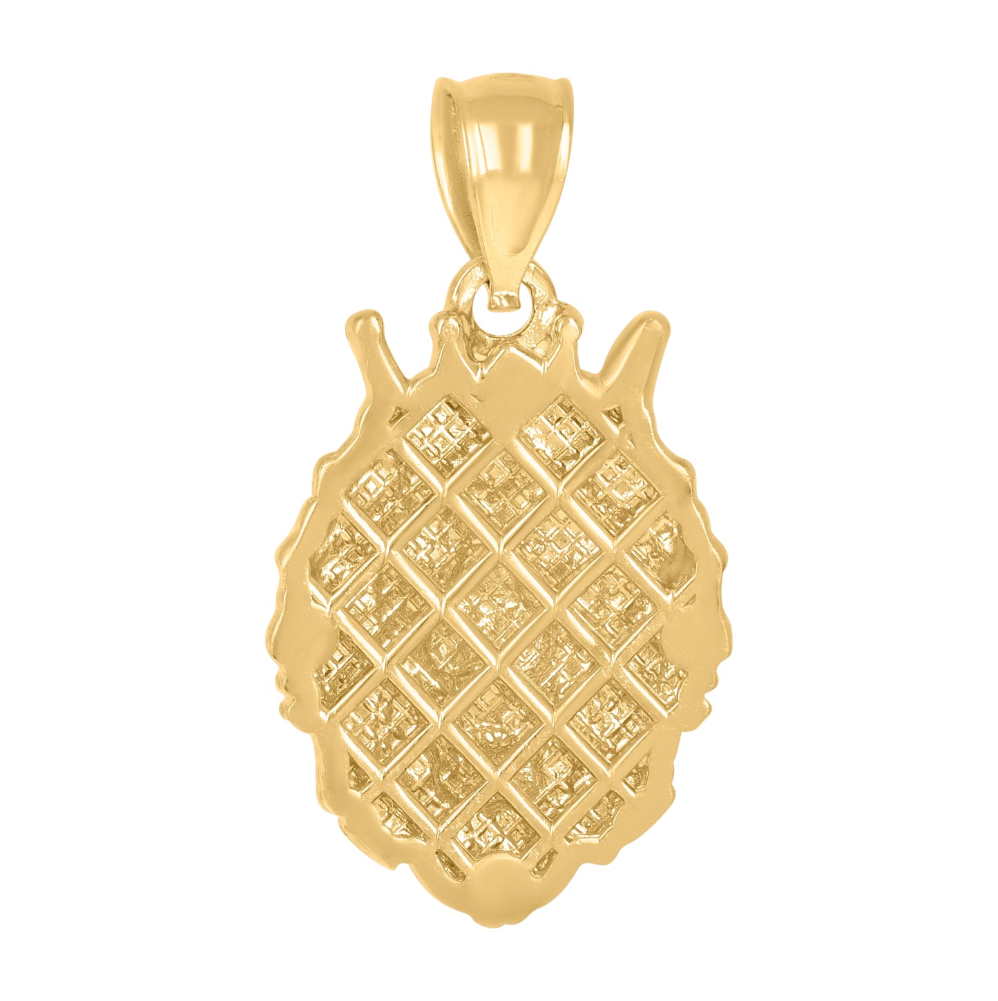 10K Yellow Gold Mens Leo/Lion Animal Zodiac Sign/Wildlife Charm Pendant