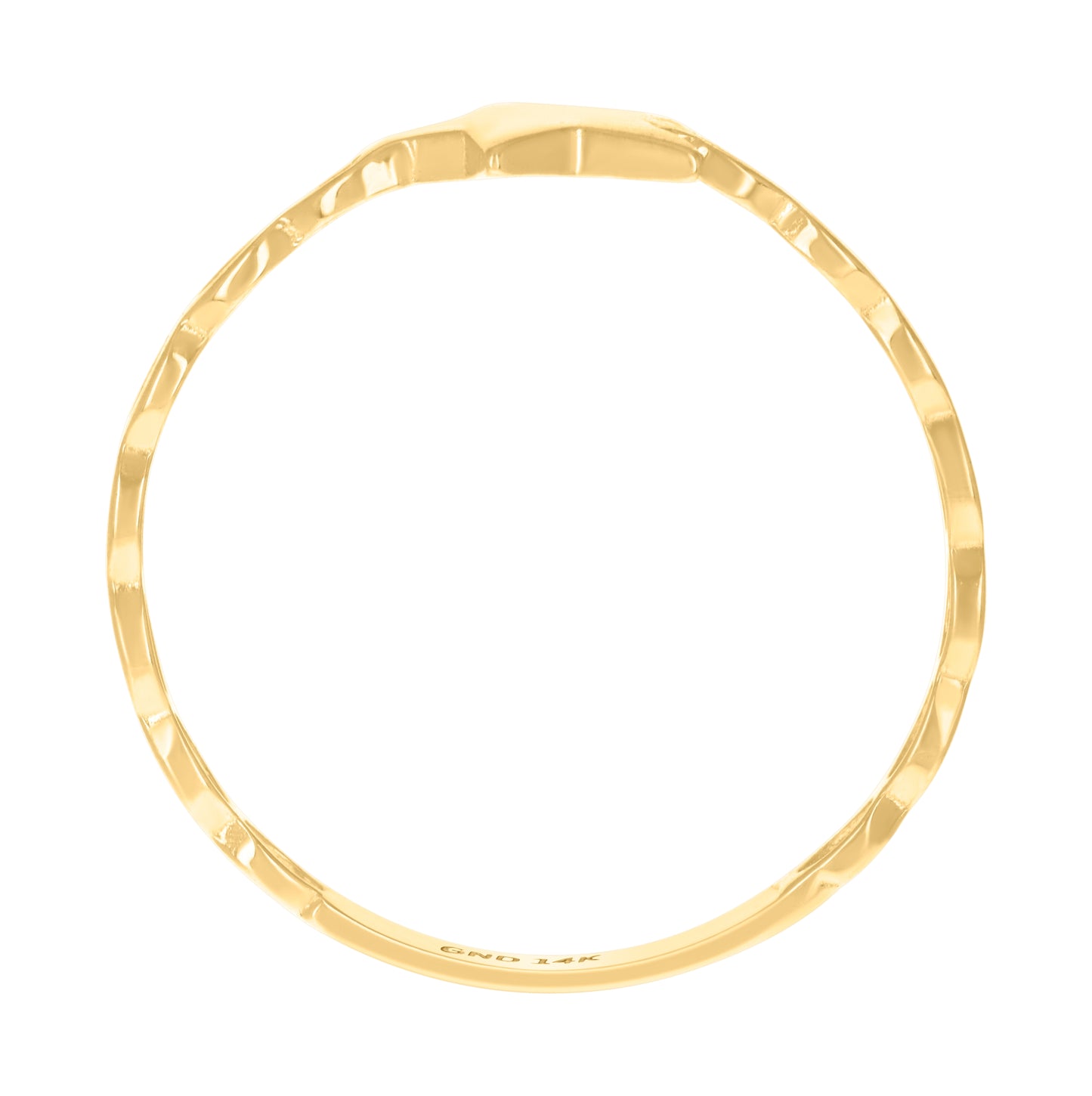 14K Yellow Gold Womens Star Fashion Ring