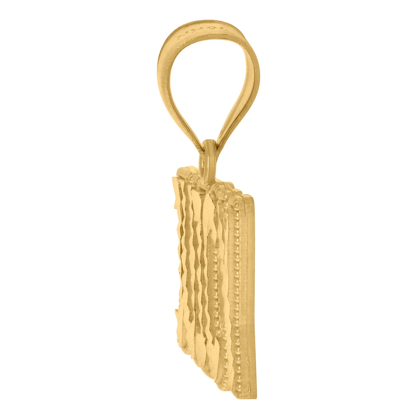 10K Yellow Gold Mens Juicy Fashion Charm Pendant