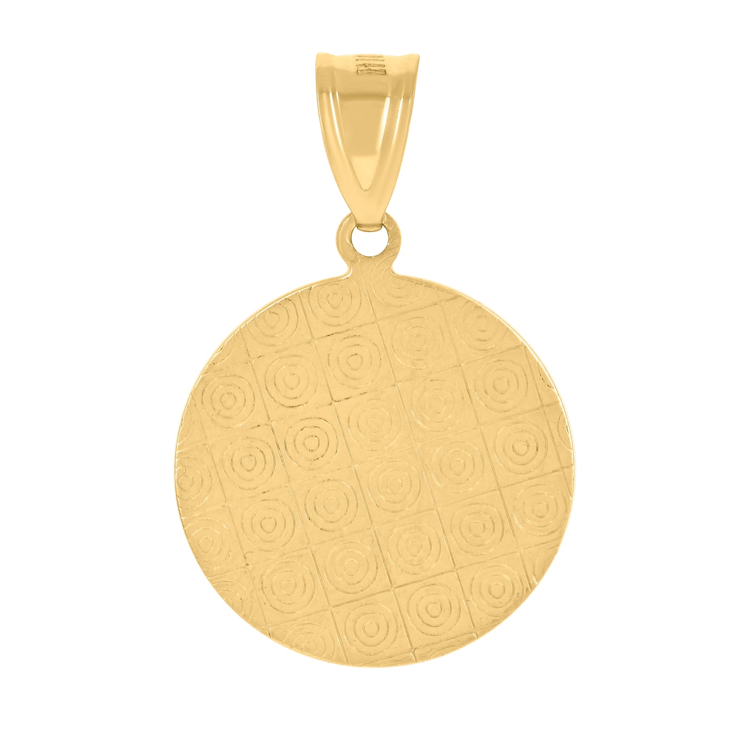 14K Two-Tone Gold Mens Eagle Birds Wildlife Charm Pendant