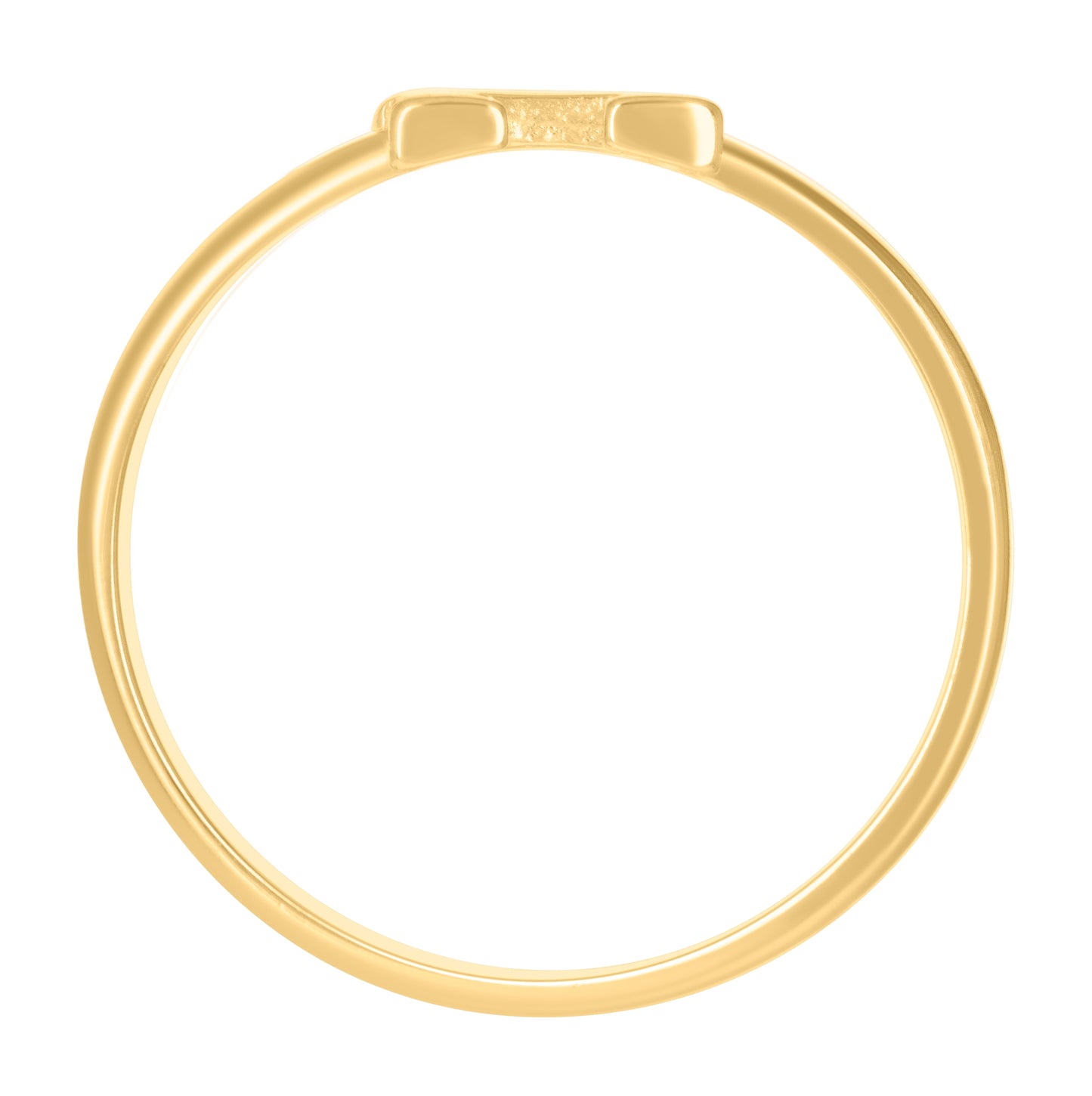 10K Yellow Gold Womens Initial Alphabet Bridal Anniversary Engagement Wedding Ring