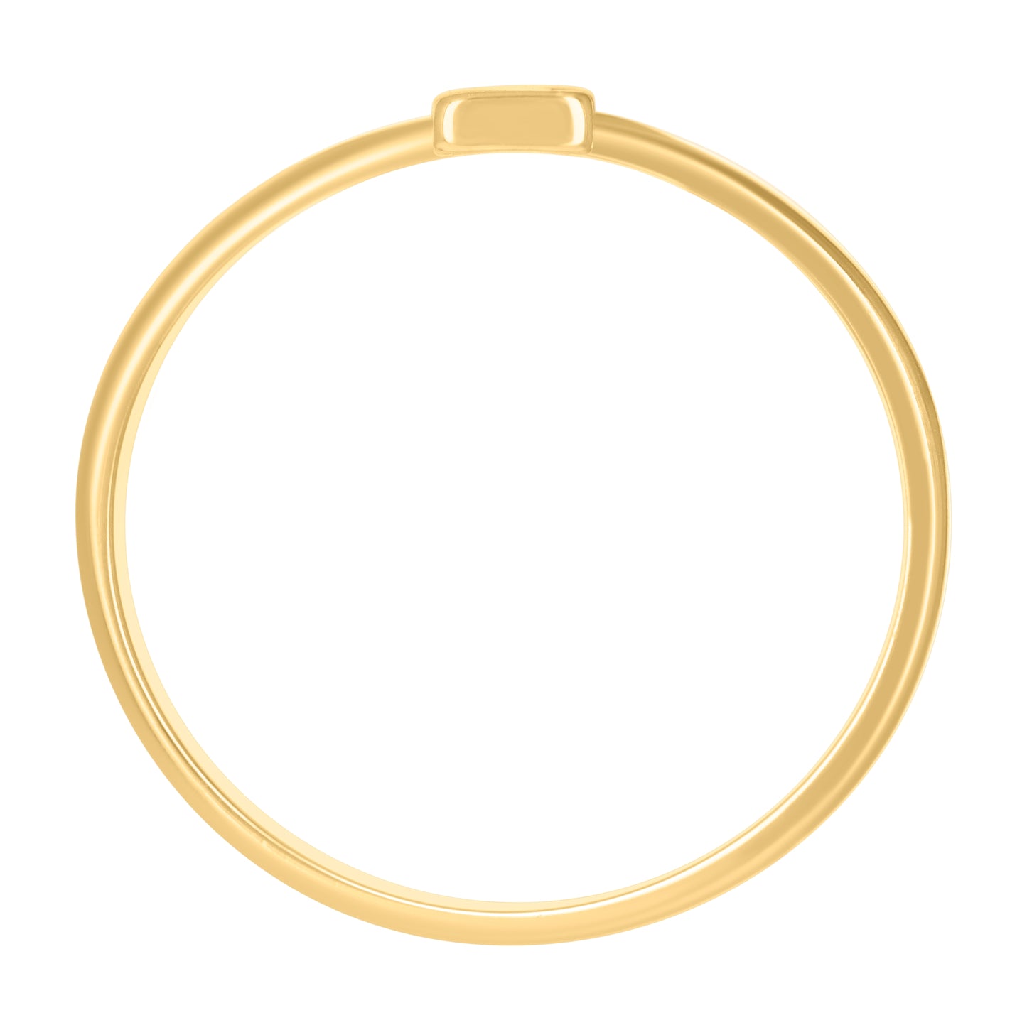 10K Yellow Gold Womens Initial Alphabet Bridal Anniversary Engagement Wedding Ring