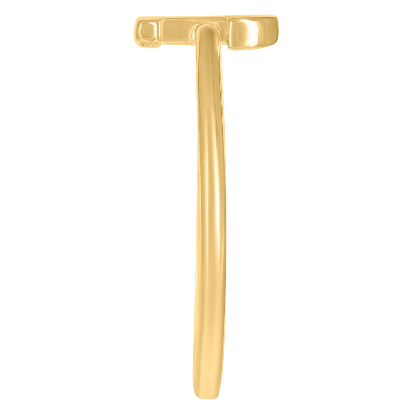 10K Yellow Gold Womens Initial Alphabet Bridal Anniversary Engagement Wedding Ring