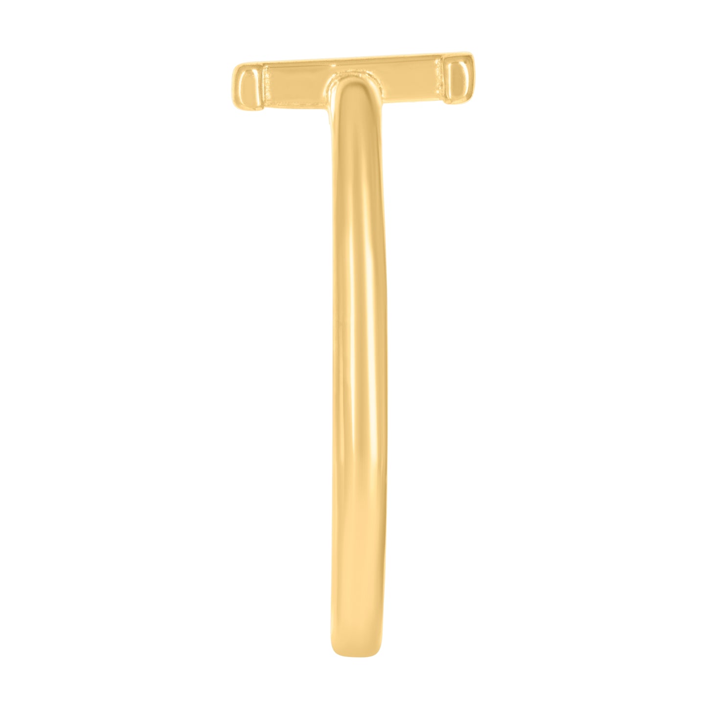 10K Yellow Gold Womens Initial Alphabet Bridal Anniversary Engagement Wedding Ring