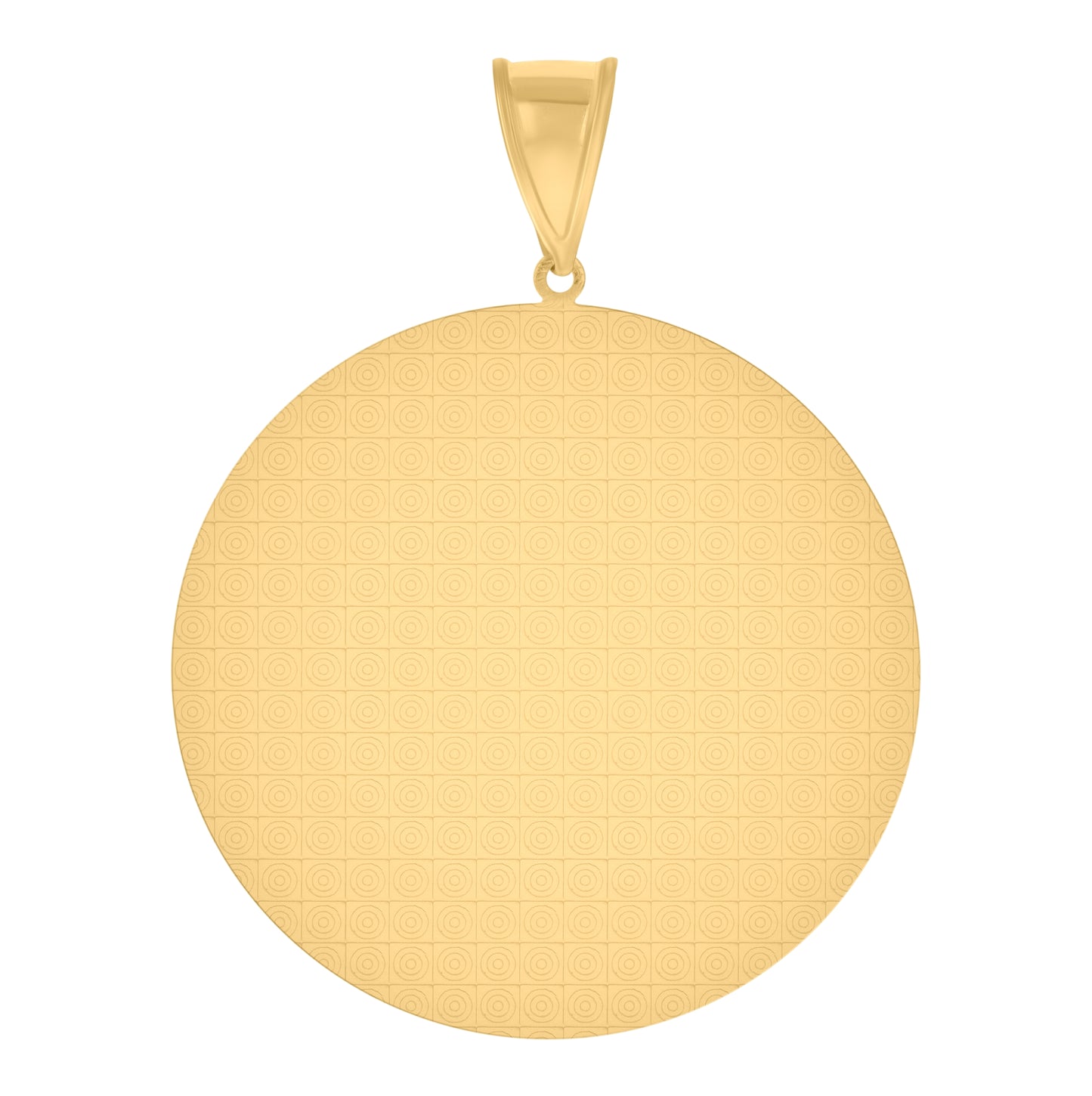 10K Two-tone Gold Mens Cubic-Zirconia Medallion Jesus Religious Charm Pendant