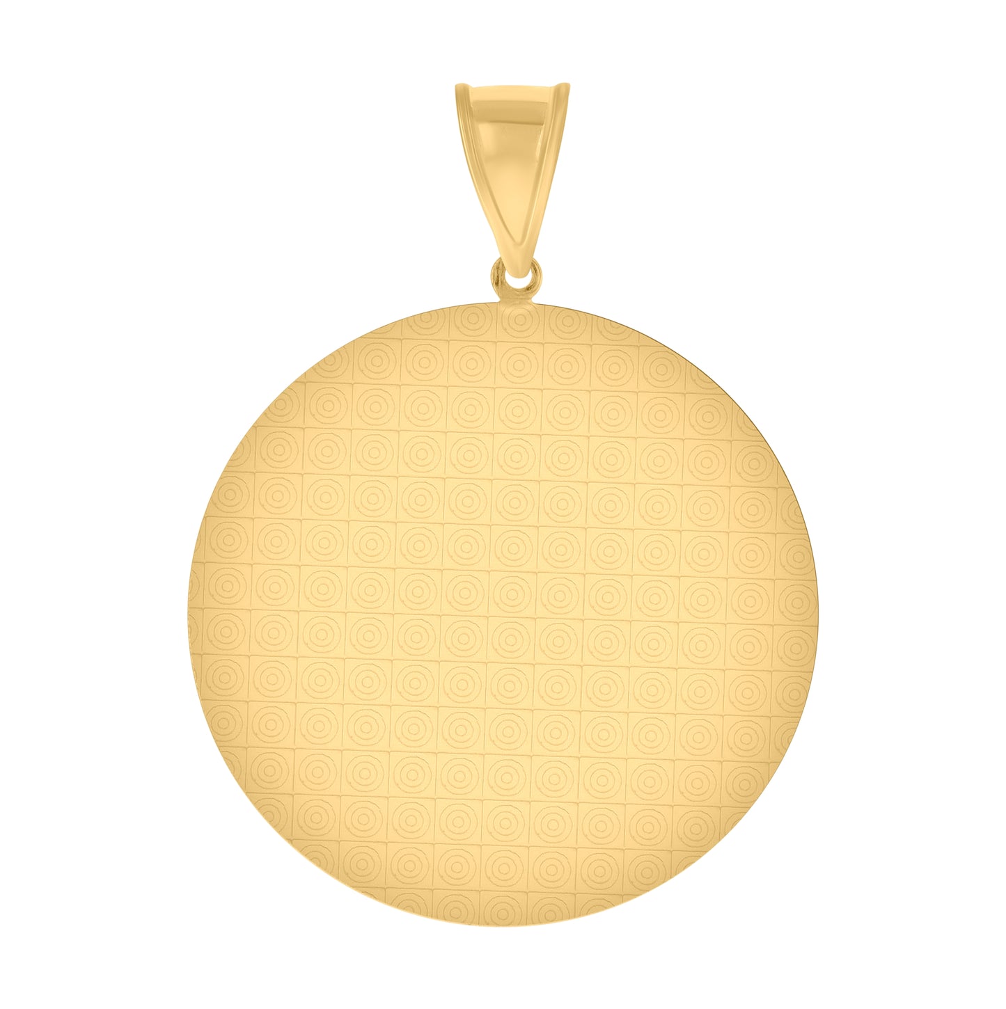 10K Two-tone Gold Mens Cubic-Zirconia Medallion Leo/Lion Head Zodiac Sign/Wildlife Charm Pendant