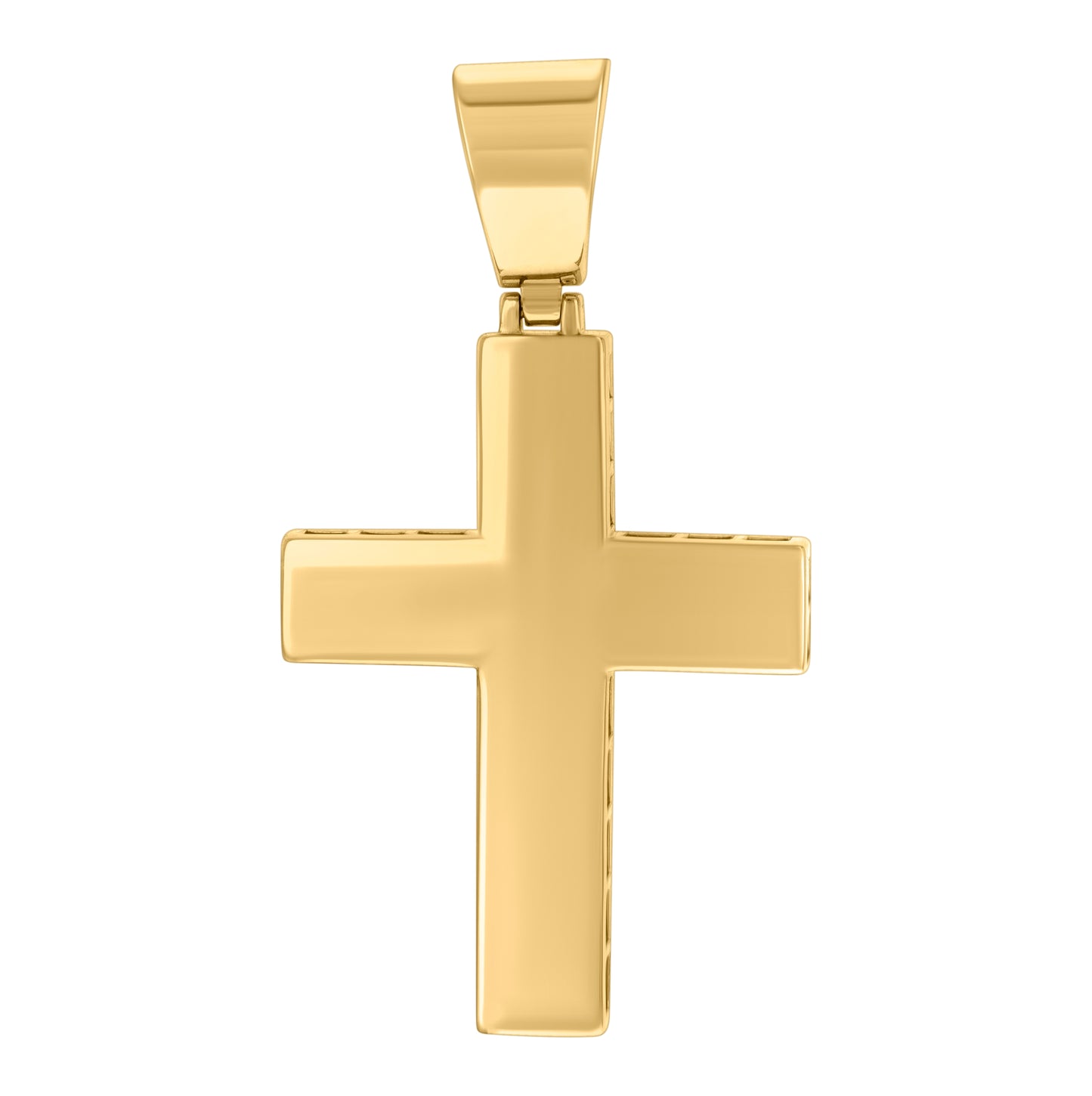 Sterling Silver Mens Cross Religious Charm Pendant