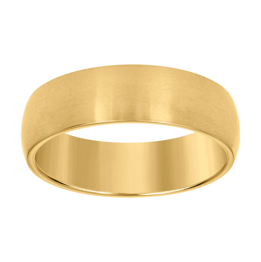 Stainless Steel Yellow-tone Mens Comfort-Fit Bridal Anniversary Engagement Wedding Band 7mm