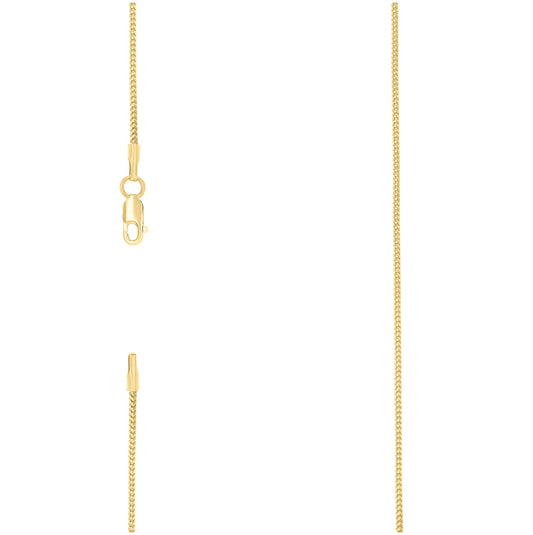 Sterling Silver Yellow-Tone Or Rose Tone Or Two Tone Solid Franco Chain