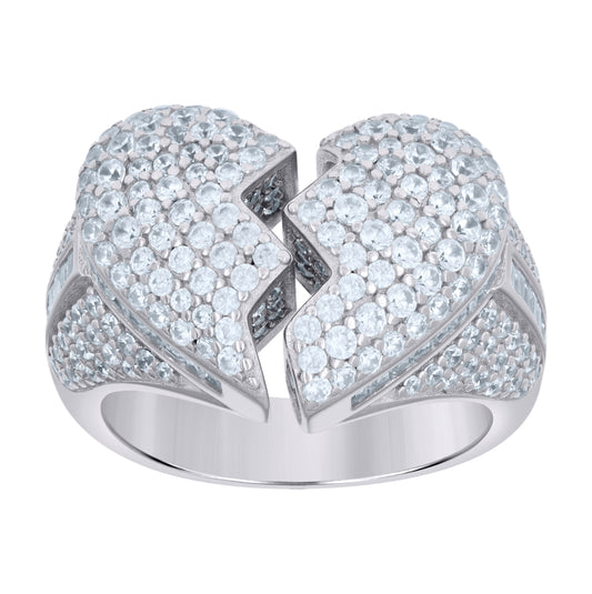 Sterling Silver Or Yellow-tone Mens Cubic-Zirconia Fashion Pinky Bridal Anniversary Wedding Engagement Band Ring