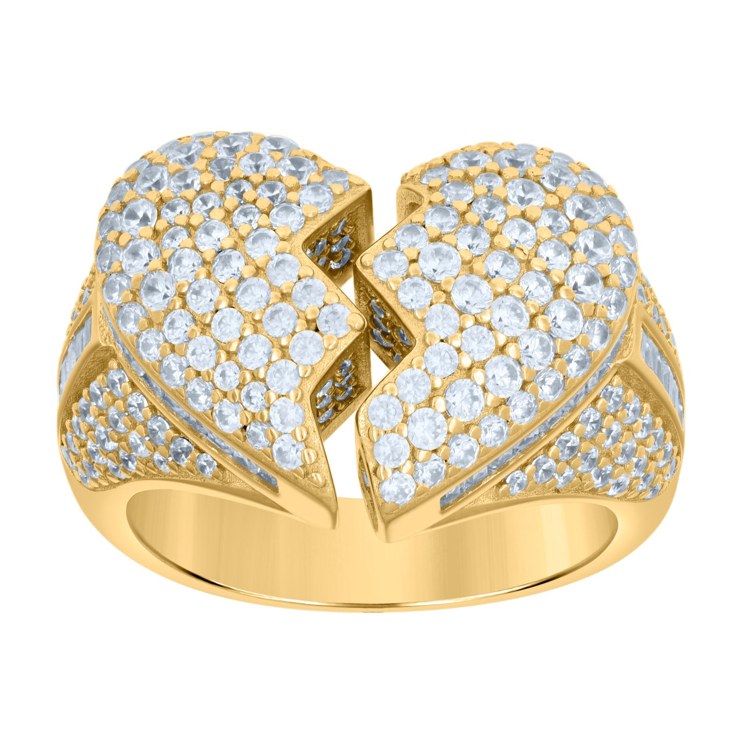 Sterling Silver Or Yellow-tone Mens Cubic-Zirconia Fashion Pinky Bridal Anniversary Wedding Engagement Band Ring