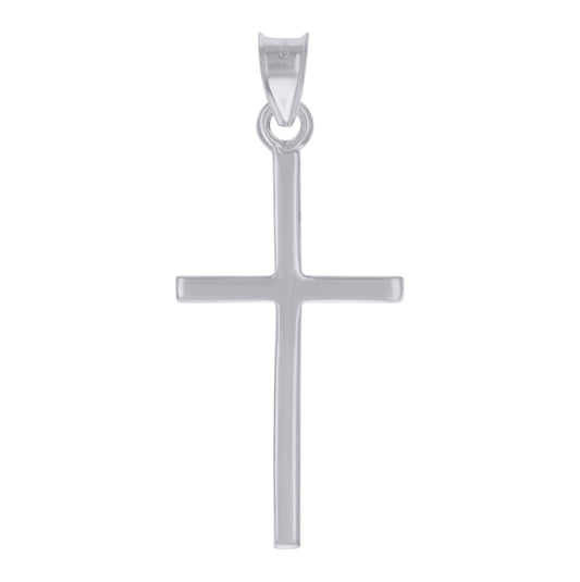Sterling Silver Unisex Cross Religious Charm Pendant