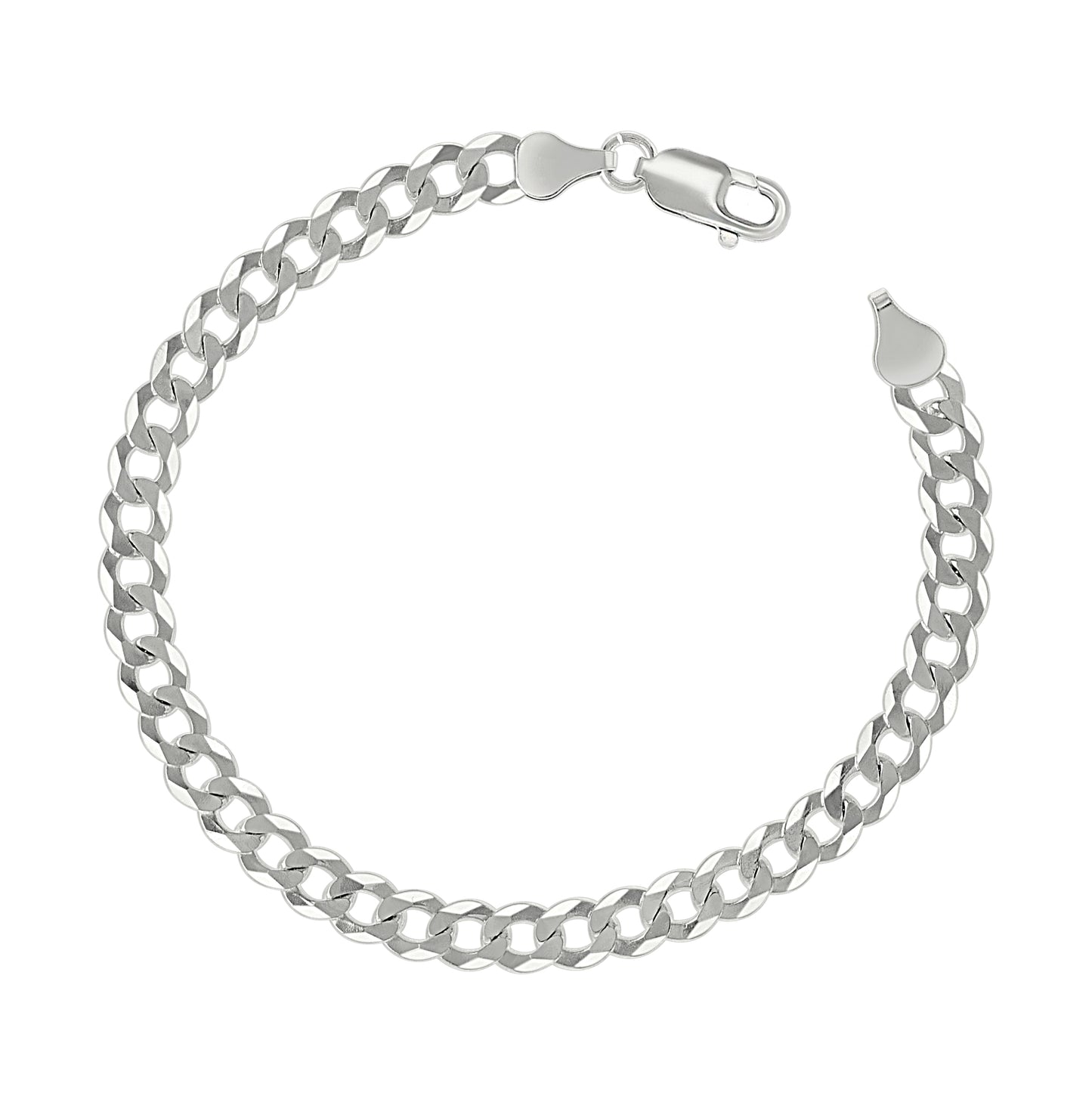 Sterling Silver Solid Super Flat Cuban Chain