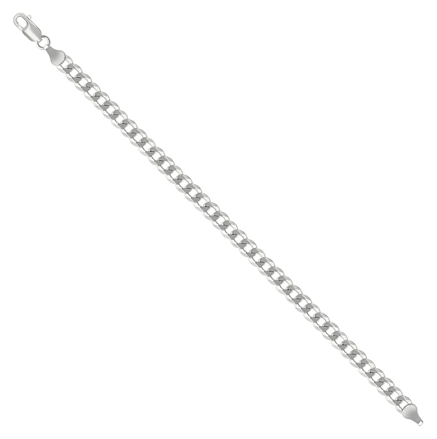 Sterling Silver Solid Super Flat Cuban Chain