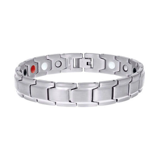 Stainless Steel Mens Fashion Bracelet Size 8.5 Inches