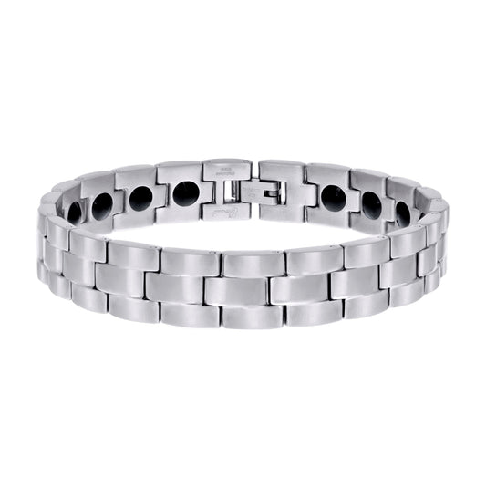 Stainless Steel Mens Fashion Bracelet Size 8 Inches