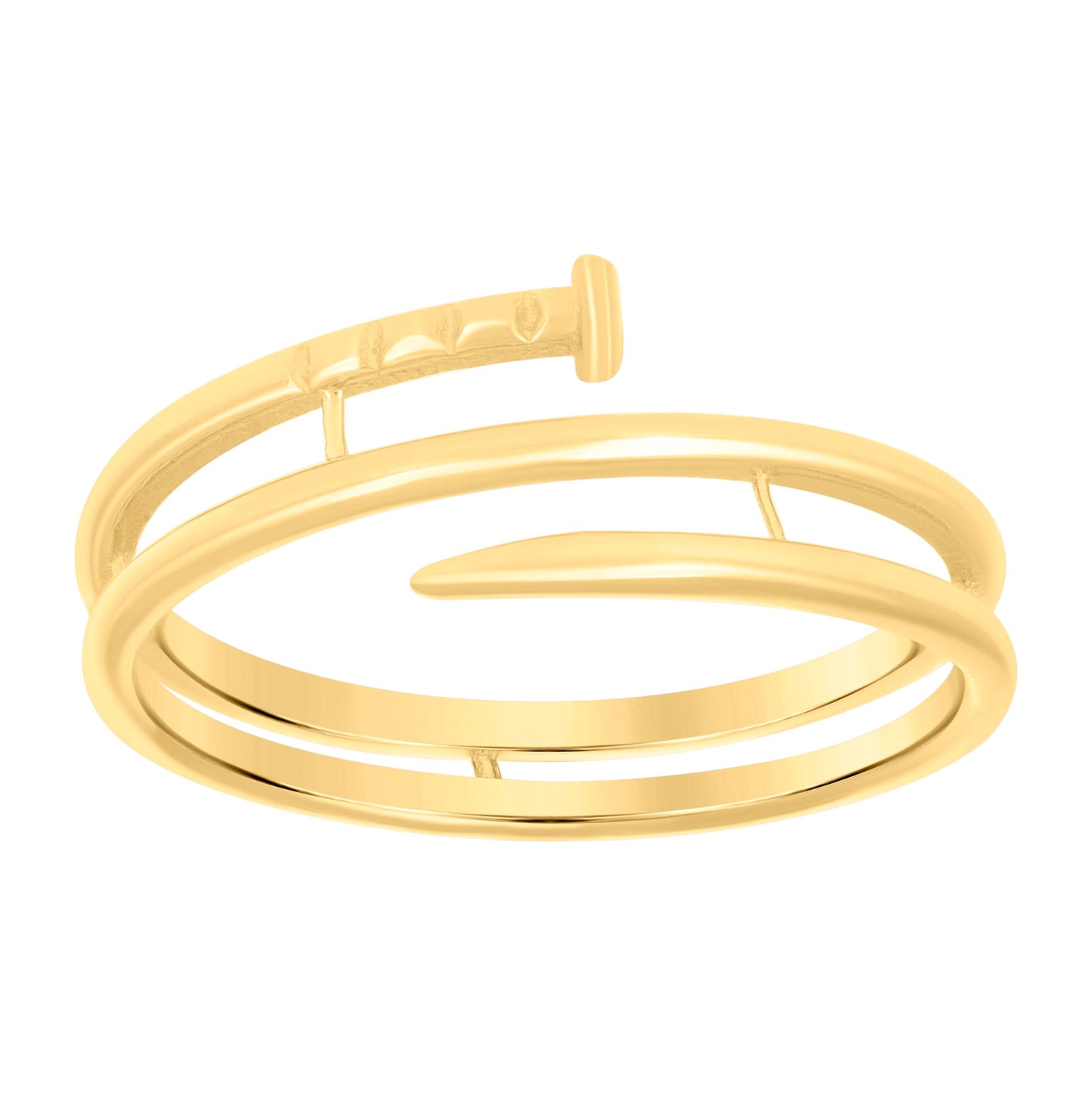 14K Yellow Gold Womens Fashion Ring