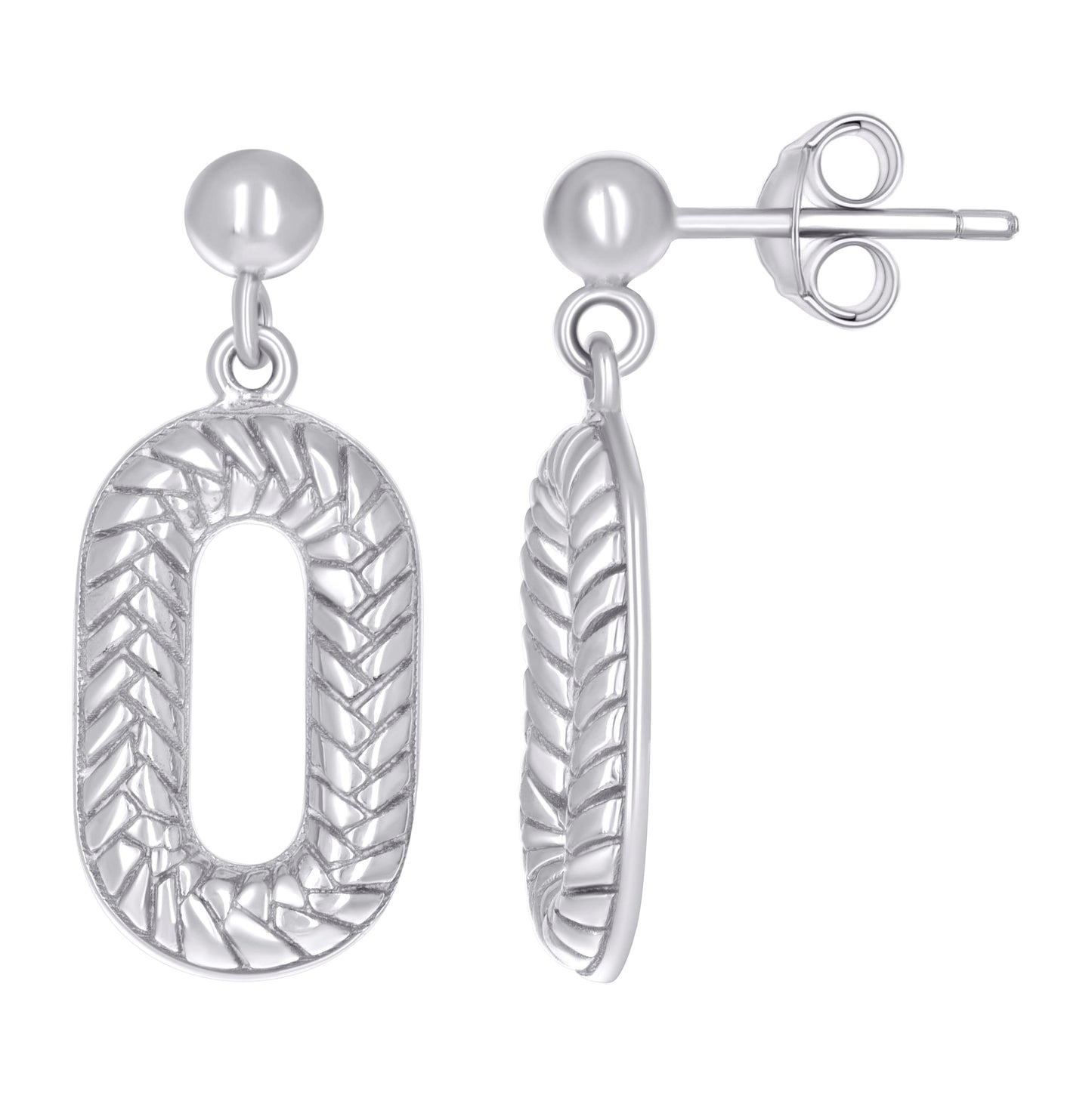 Sterling Silver Womens Fashion Danglers Earrings