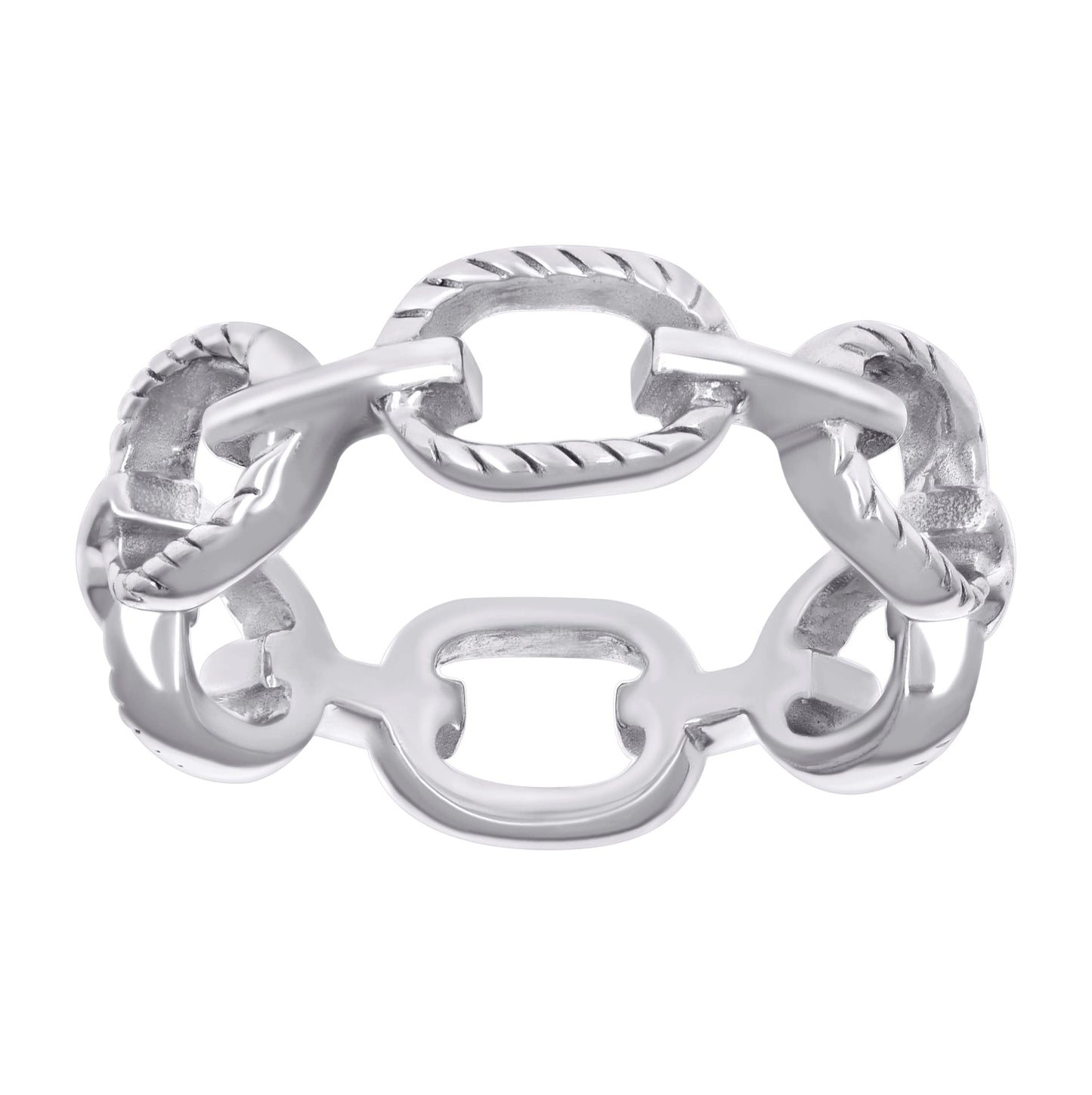 Sterling Silver Mens Fashion Bridal Anniversary Wedding Engagement Band Ring
