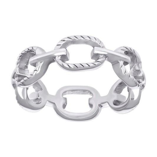 Sterling Silver Mens Fashion Bridal Anniversary Wedding Engagement Band Ring